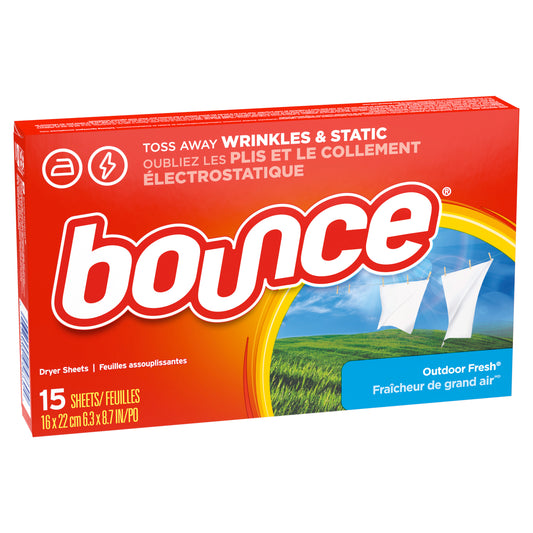 Bounce Dryer Sheets, 15 Sheets
